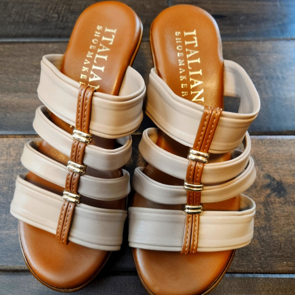 Italian Shoemakers wedge sandals